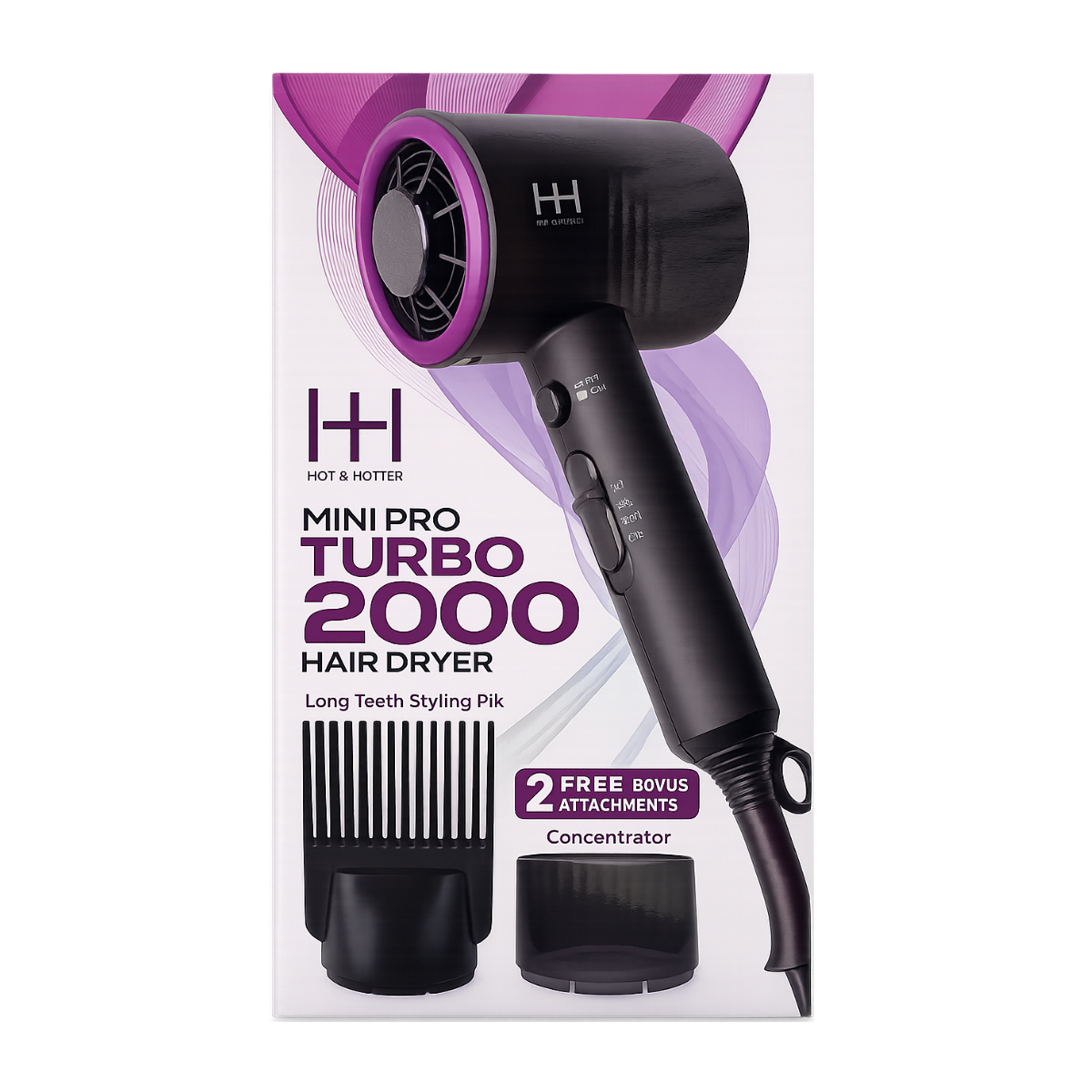 H&H Mini Pro Turbo 2000 #5907 – Hera Beauté