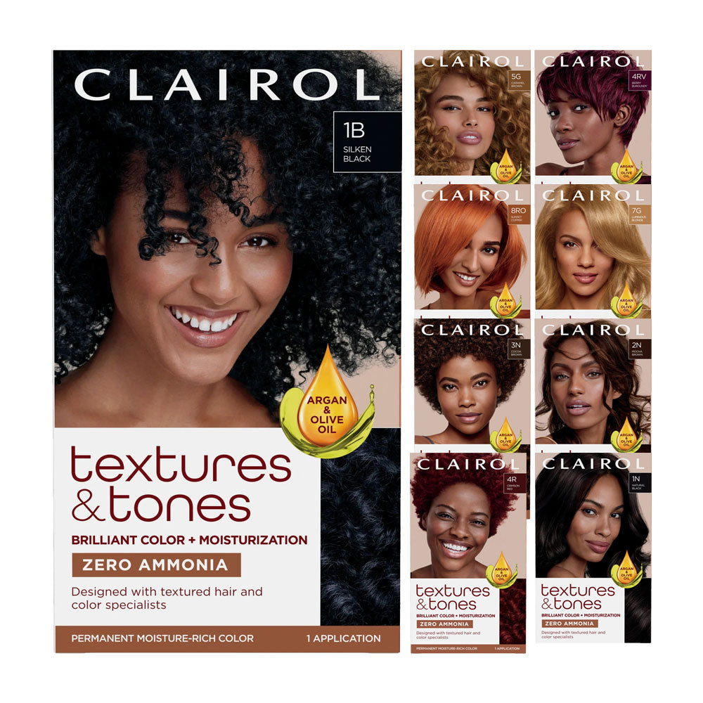 Textures And Tones Hair Dye Kit With Argan Olive Oil Zero Ammonia textures-and-tones-hair-dye-kit-with-argan-olive-oil-zero-ammonia