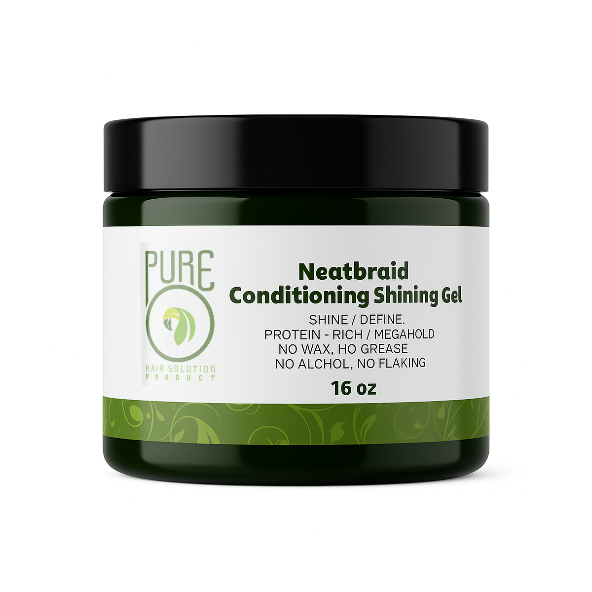 PURE O Neatbraid Conditioning Shining Gel 16oz – Hera Beauté