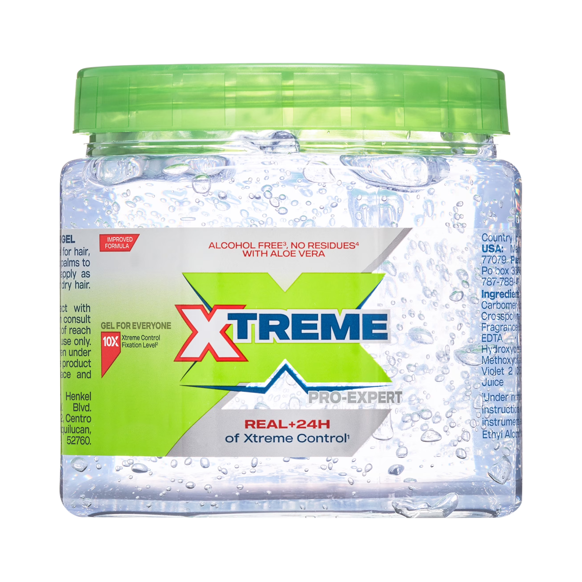 Clear Styling Gel for Edges - Xtreme Styling Gel with Aloe Vera