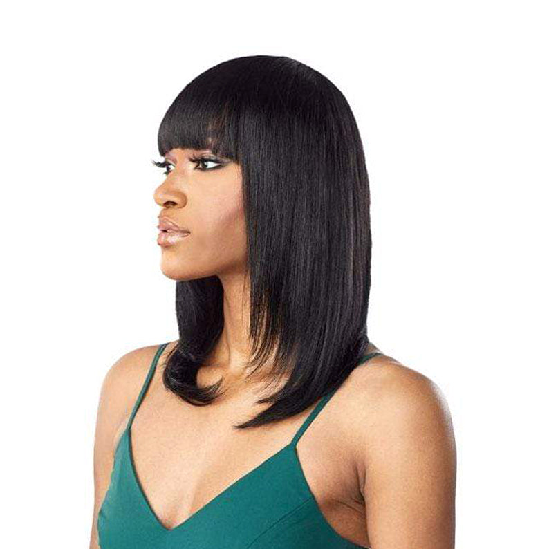 SENSATIONNEL 100 Virgin Human Hair Full Wig 10A STRAIGHT 18