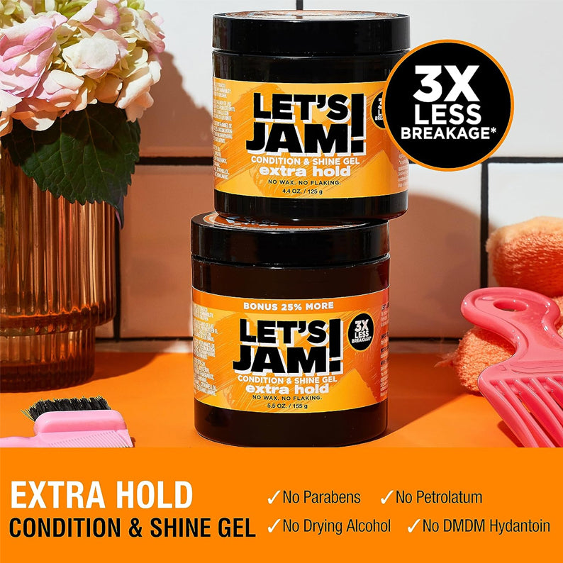 LET'S JAM! Condition & Shine Gel [EXTRA HOLD] 4.4oz