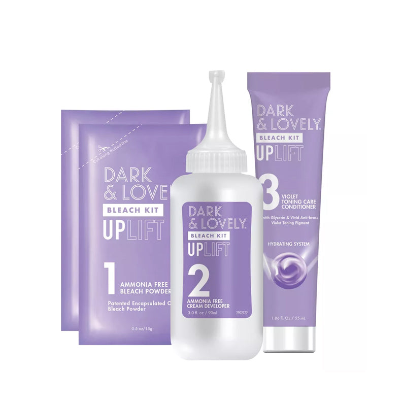 Kit de décoloration Dark And Lovely Uplift, teinture pour cheveux, blond décoloré