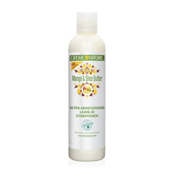 Après-shampoing sans rinçage ultra-hydratant à la mangue et au beurre de karité CREME OF NATURE 8,45 oz