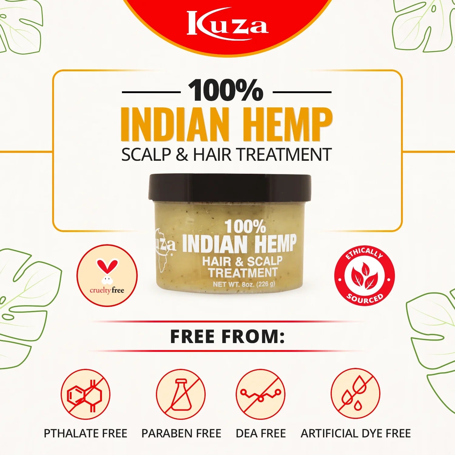 100% Indian Hemp Scalp & Hair Treatment Jumbo Size