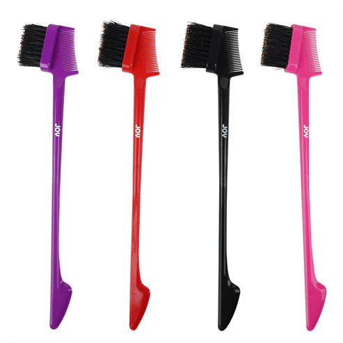 Annie Joy #02603 3-In-1 Spatula Edge Brush Boar Bristle [ASSORTED COLOR]
