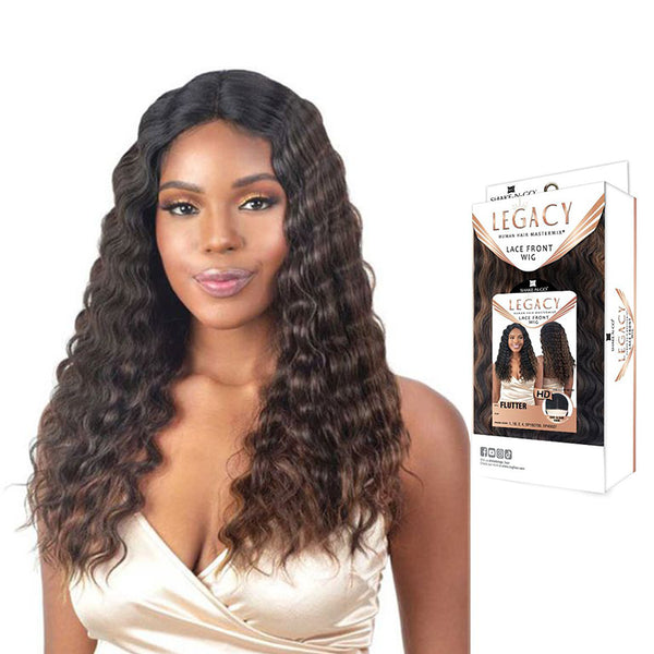 SHAKE N GO Legacy Human Hair Blend Lace Front Wig - FLUTTER