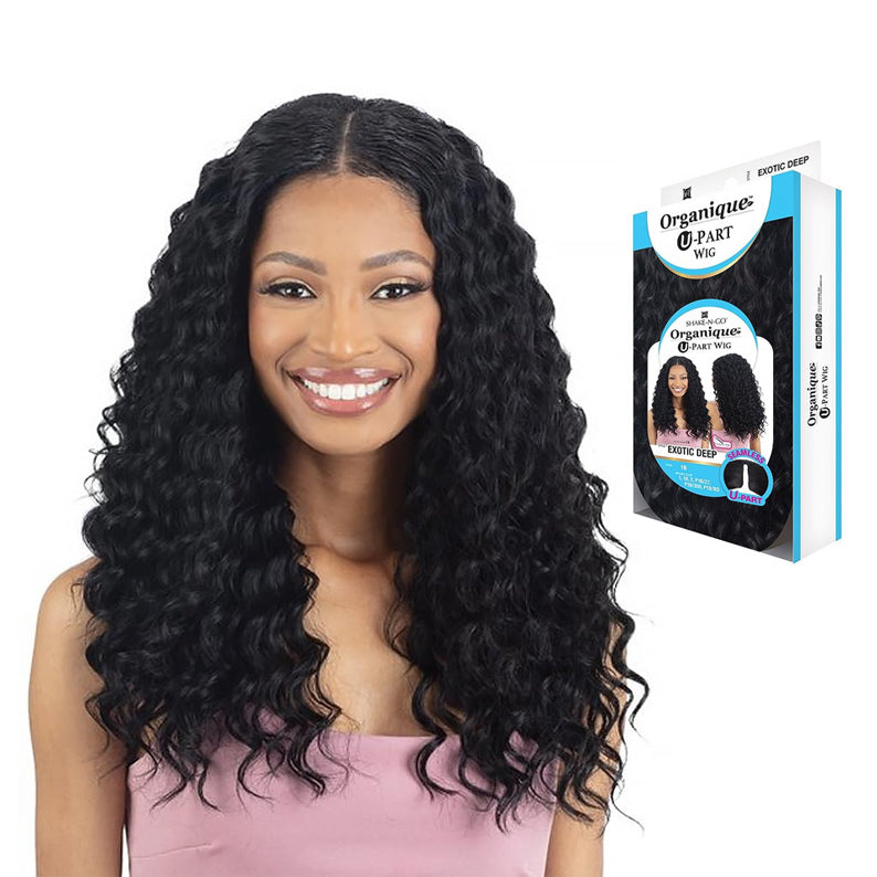 SHAKE N GO Organique Synthetic Hair U Part Wig EXOTIC