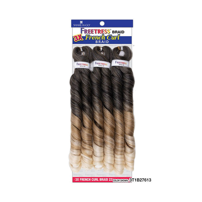 SHAKE N GO FREETRESS Braid 3X French Curl Braid 22"