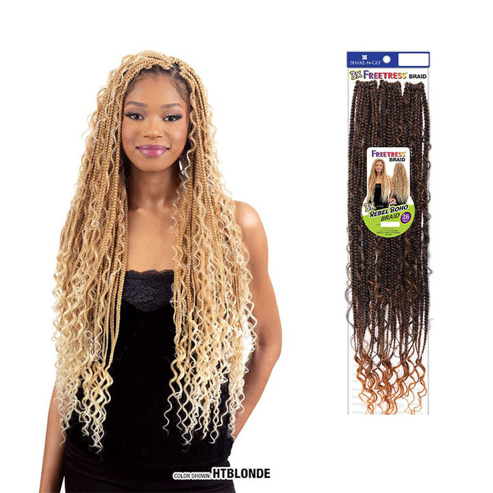 SHAKE N GO FREETRESS 3X Rebel Boho Braid 26"