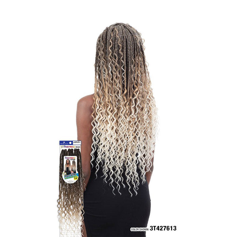 SHAKE N GO Freetress Braid 3X Rebel Boho Mermaid Braid 24"