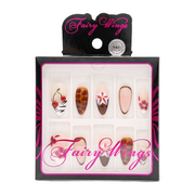 FAIRY WINGS Handmade Nails Almond Regular [W0029]