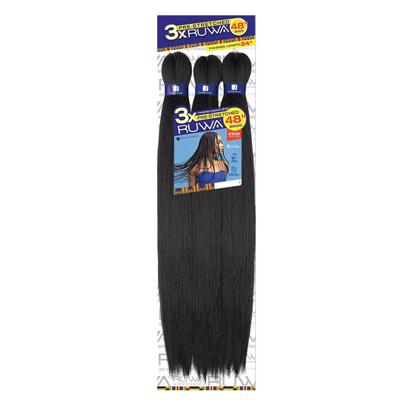 3X Tresse pré-étirée Ruwa 48"