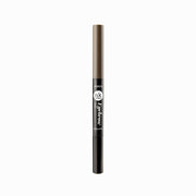 NICKA K brown eyebrow duo pencil dual ended brow pencil with spoolie for shaping and natural filling
