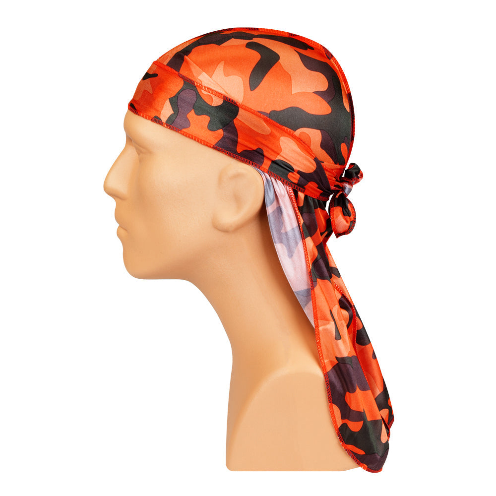 Durag camouflage Tyche [Orange] #Tdu25