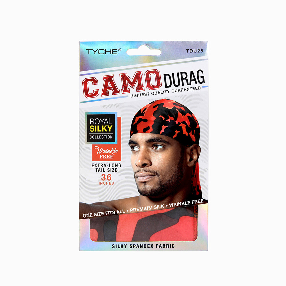 NICKA K TYCHE Camo Durag [ORANGE] #TDU25