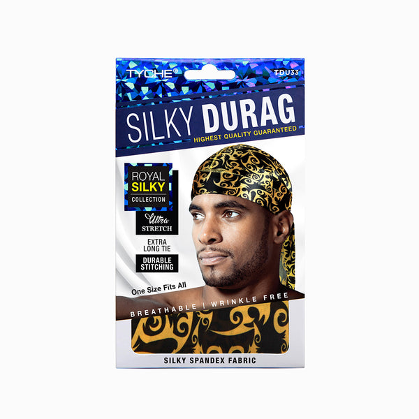 NICKA K TYCHE Durag soyeux [OR ORIENTAL] #TDU33