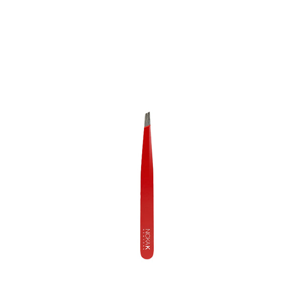 NICKA K Imiplement Slant Tweezer [RED] #NI010R