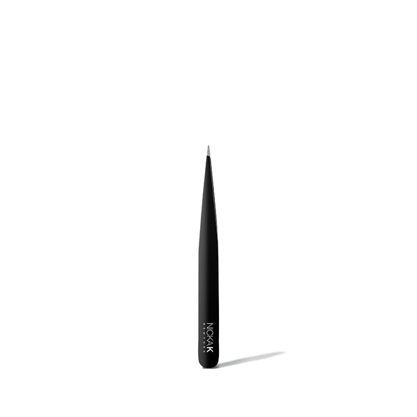 NICKA K Implements Pointed Tweezer [BLACK] #NI011B