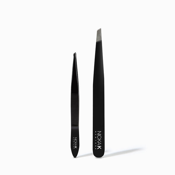 NICKA K IMPLEMENTS Tweezer Combo Pack [BLACK] #NI012B