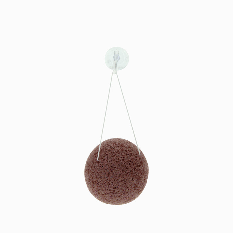Konjac Facial Sponge [RED CLAY] #NS061