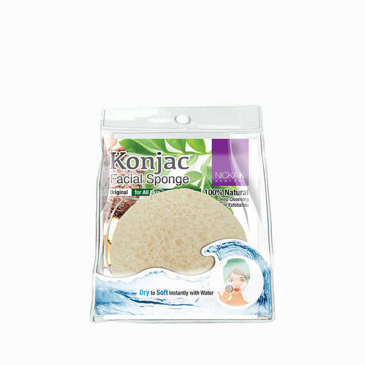 NICKA K Konjac Facial Sponge [ORIGINAL] #NS062