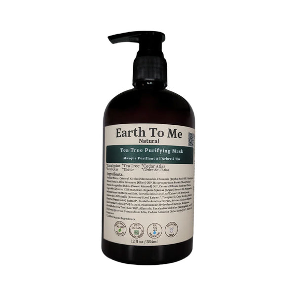 Masque purifiant à l'arbre à thé EARTH TO ME 12 oz