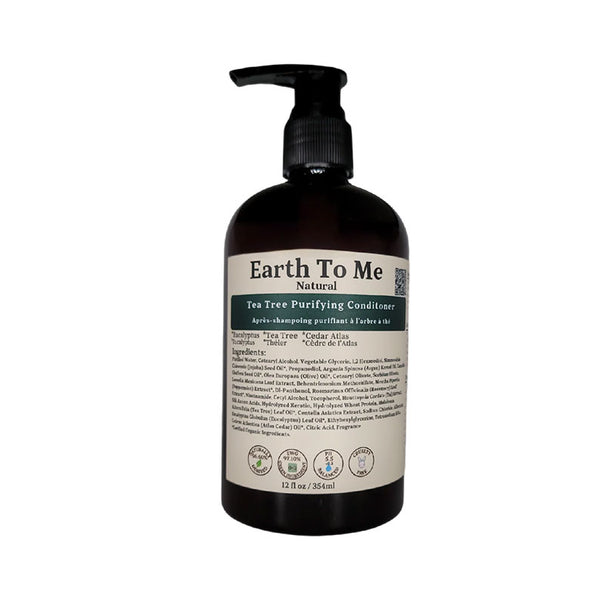 Après-shampoing purifiant EARTH TO ME TEA TREE 12 oz