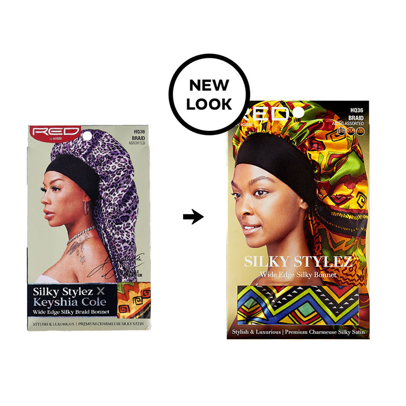 Silky Stylez Wide Edge Silky Bonnet Braid [Super Jumbo] [Assorted Leopard] #Hq36