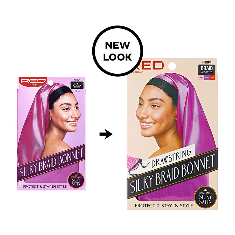 #Hbr04 Silky Braid Bonnet [Assorted Color]