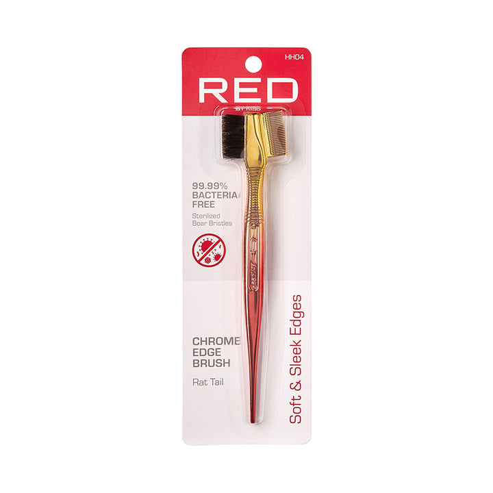 RED by KISS Chrome Edge Brush [Flat Tail] #HH04