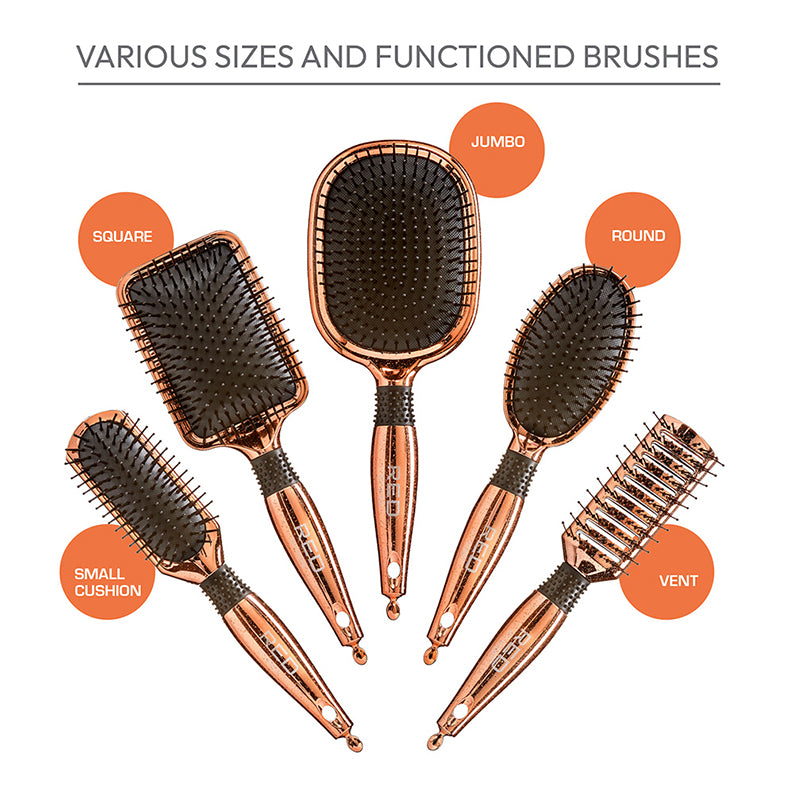 RED by KISS Rose Gold Paddle Brush [Jumbo] #HH33