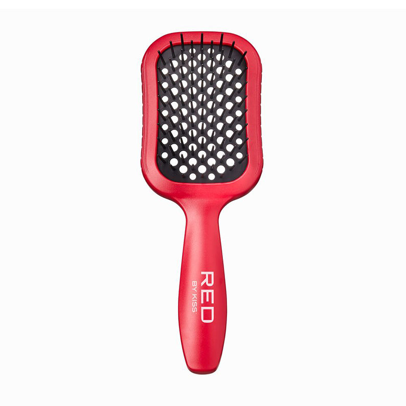 #Hh47 Wet & Dry Vent Heat-Resistant Brush [Red]