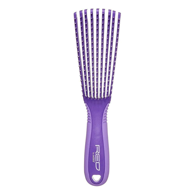 RED by KISS Glide & Define Detangle Brush [Purple] #HH63