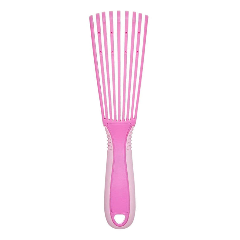 #Hh64 Glide & Define Detangle 9 Row Non-Slip Brush [Pink]