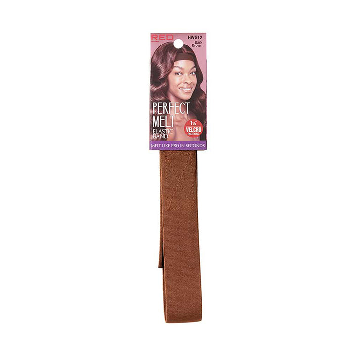 RED by KISS #HWG12 Premium Elastic Wig Band Regular [DARK BROWN]