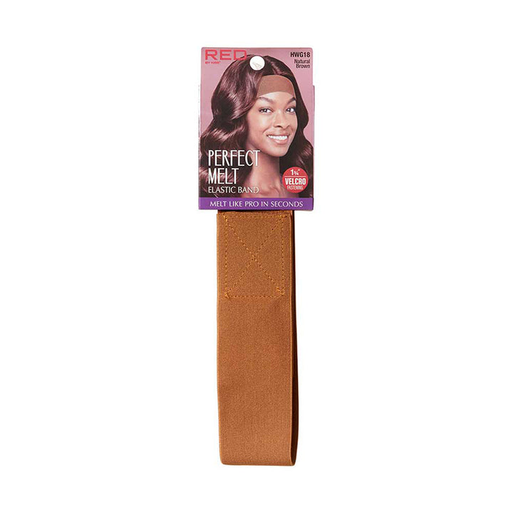 RED by KISS #HWG18 Premium Elastic Wig Band Wide [NATURAL BROWN]