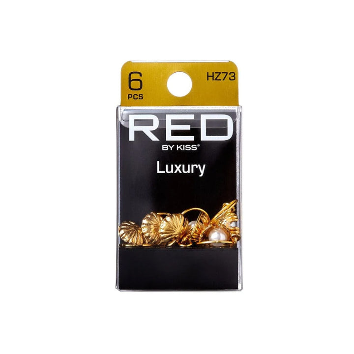 RED Braid Charm 6pcs #HZ73