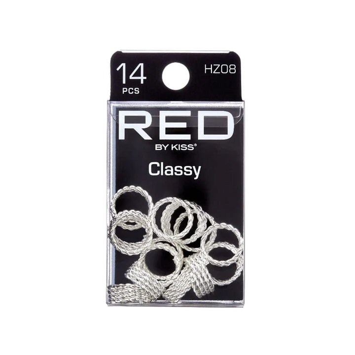 RED Braid Charm 14pcs #HZ08