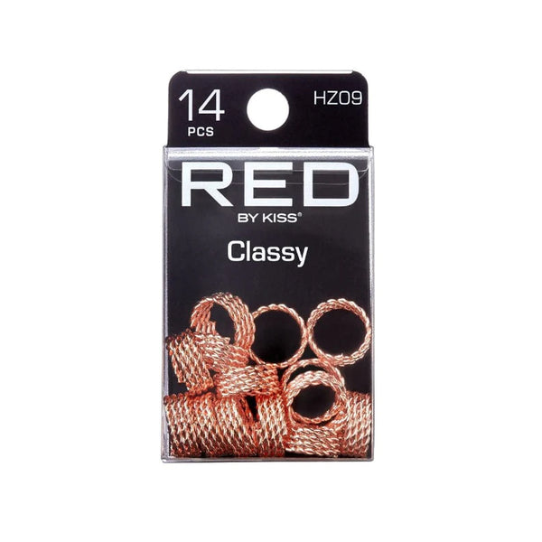 RED Braid Charm 14pcs #HZ09