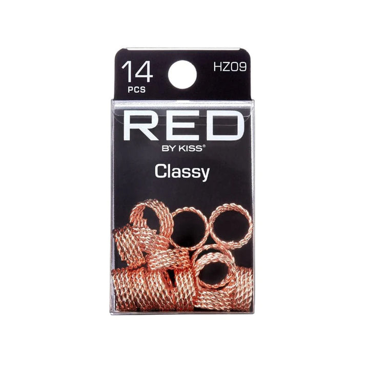 RED Braid Charm 14pcs #HZ09