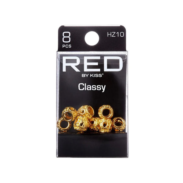 RED Braid Charm 8pcs #HZ10