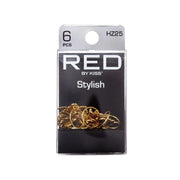 RED Braid Charm 6pcs #HZ25