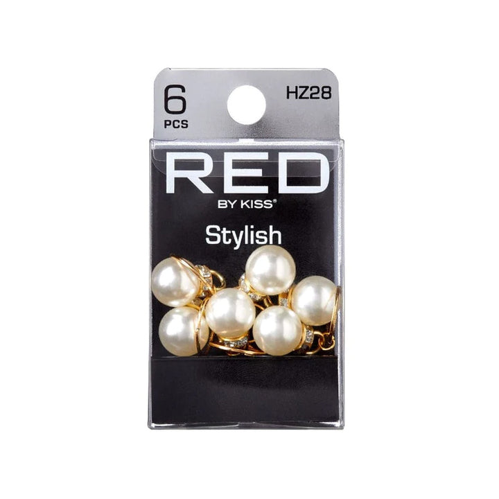 RED Braid Charm 6pcs #HZ28