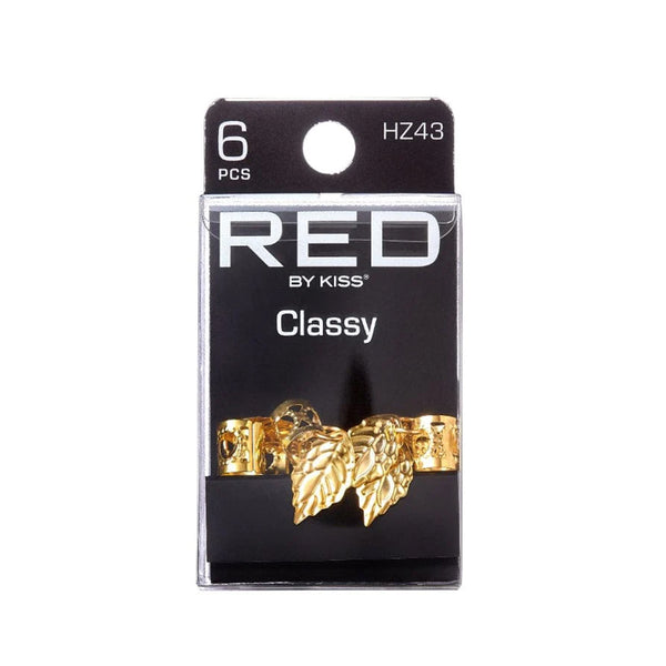 RED Braid Charm 6pcs #HZ43