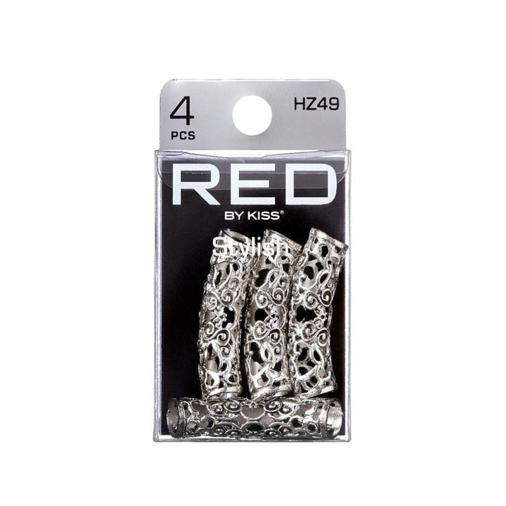 RED Braid Charm 4pcs #HZ49