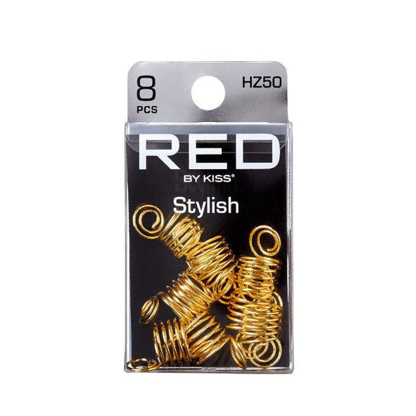 RED Braid Charm 8pcs #HZ50