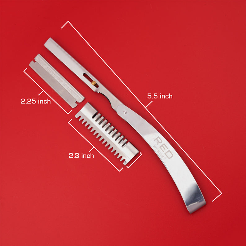 RED by KISS Stainless Steel Hair Shaper with Guides #HS12