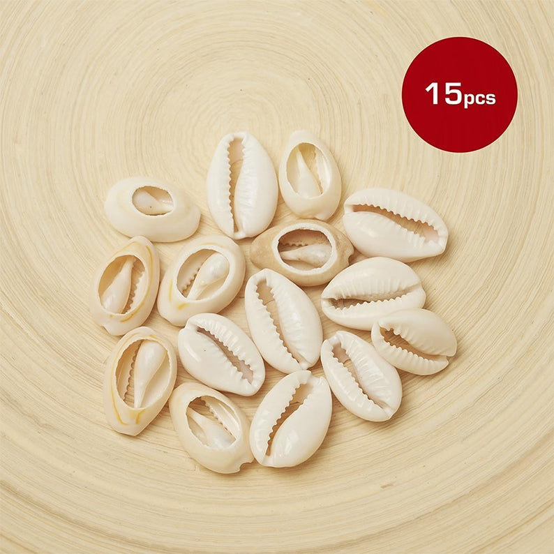 Shell Shaped Hair Beads 15Pcs #Ha75