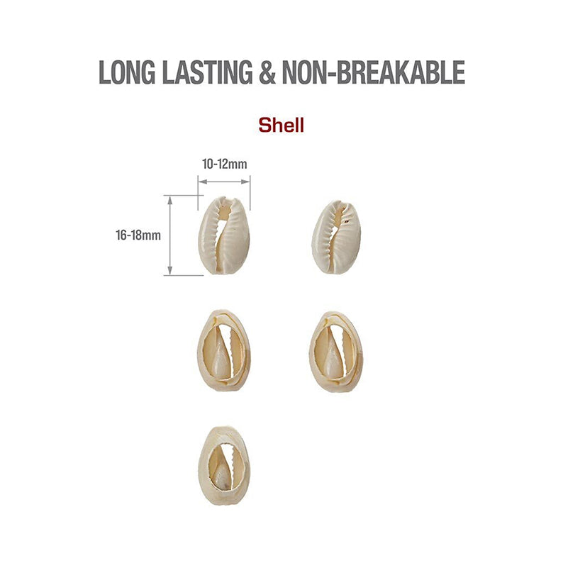 Shell Shaped Hair Beads 15Pcs #Ha75